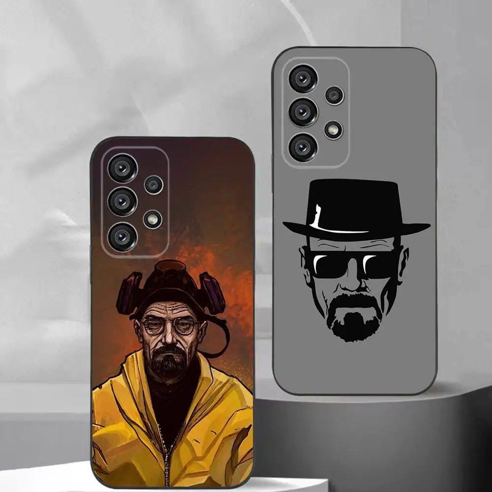 

B-Breaking Bad H-Heisenberg Phone Case For Samsung S25,S24,S21,S22,S23,S30,Ultra,S20,Plus,Fe,Lite,Note,10,9,5G Black Cover