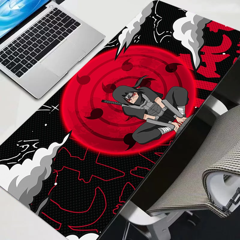 

Uchiha Itachi Madara N-Naruto Uzumaki Mouse Pad Notbook Gamer Keyboard NonSlip Rubber Computer Carpet Desk Mat PC Gamer MousePad