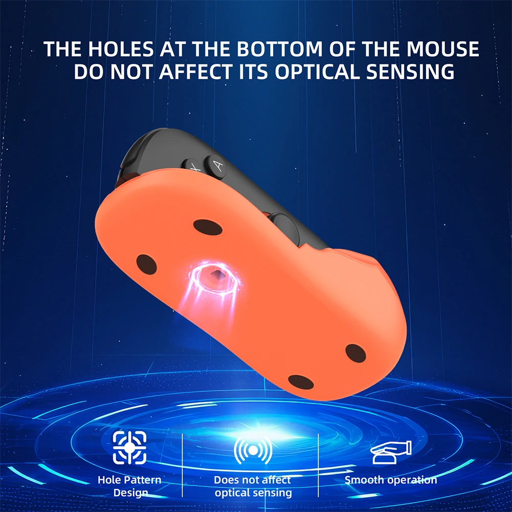 2Pcs Game Controller Mouse Base with Lanyard Left+Right Controller Bracket Stand Holder Ergonomic Handle Stand Holder for NS2