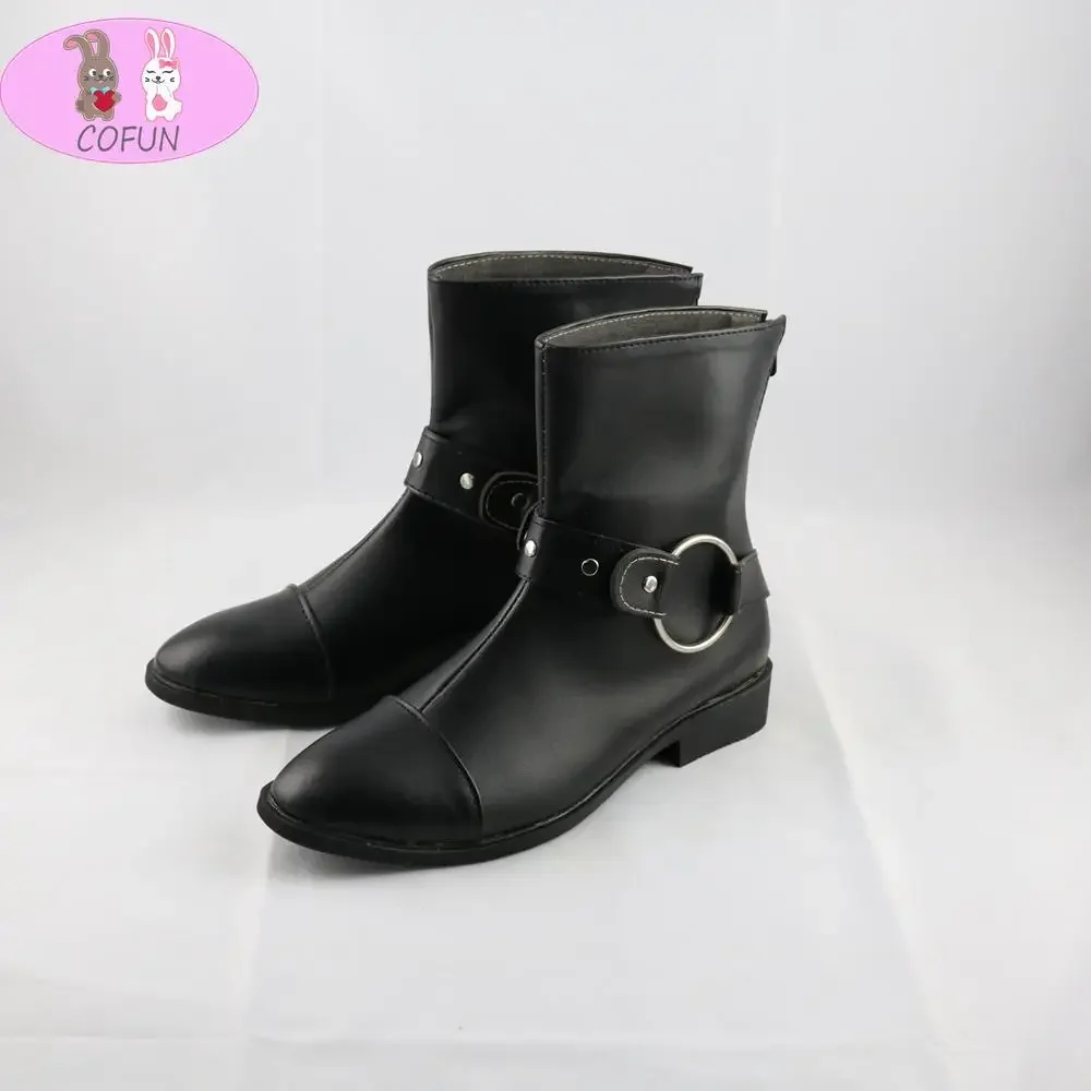 COFUN Kingdom Hearts 3-Bottes de Cosplay Kairi pour Femme, Chaussures en Cuir, Accessoires de Carnaval d'Halloween sur Mesure