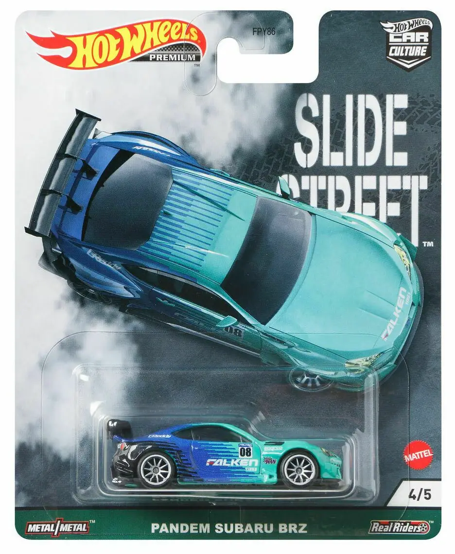 Hot Wheels Car Culture Slide Street 2021 AE86 SPRINTER NISSAN SILVIA GR SUPRA 1/64 Metal Die-cast Model Collection Toy Vehicles