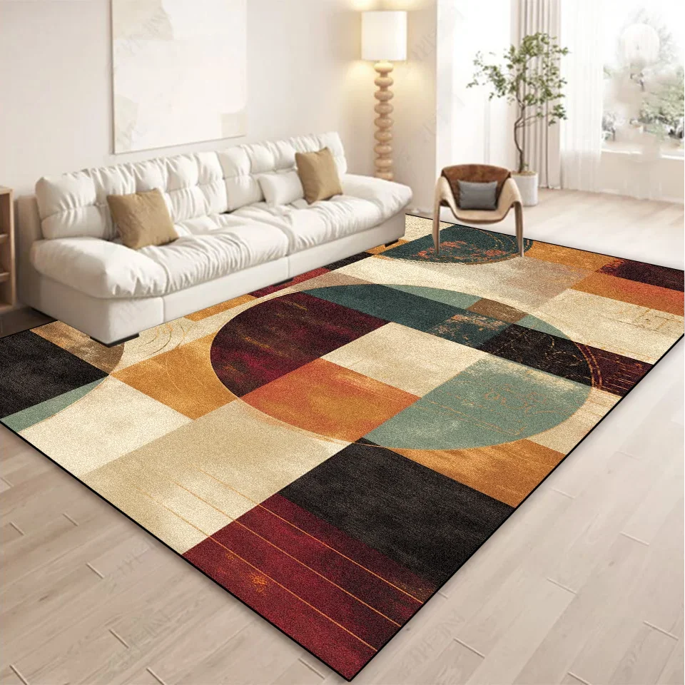 

Home Decoration Abstract Carpets Living Room Simple Geometry Rugs Hall Sofa Area Floor Mat Room Doorway Corridor Decor Carpet
