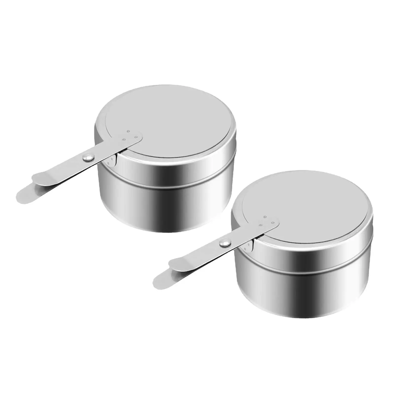 2 Pieces Chafer Wick Fuel Holder Chafing Dish Fuel Cans for Barbecue Food Warmer Buffet Server Party Supplies Catering Events