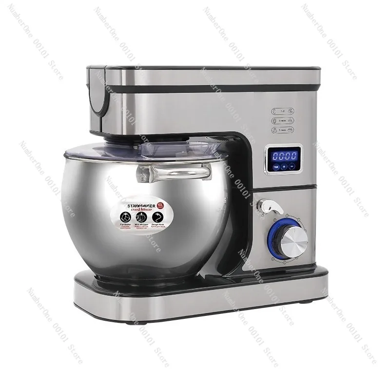 2026 Kitchen Essential High Power Stainless Steel Stand Mixer 10L Large Capacity Dough Kneading Machine Food Blender