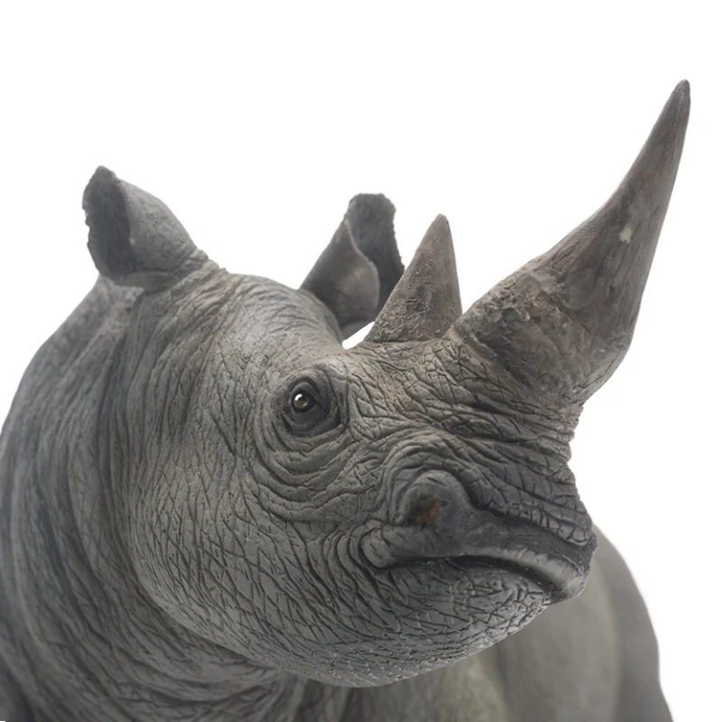 

Модель-компаньон зоопарка, белый носорог, Никока, 100, обучающая когнитивная игрушка, коллекционный орнамент, подарок, тема зоопарка, ручная работа