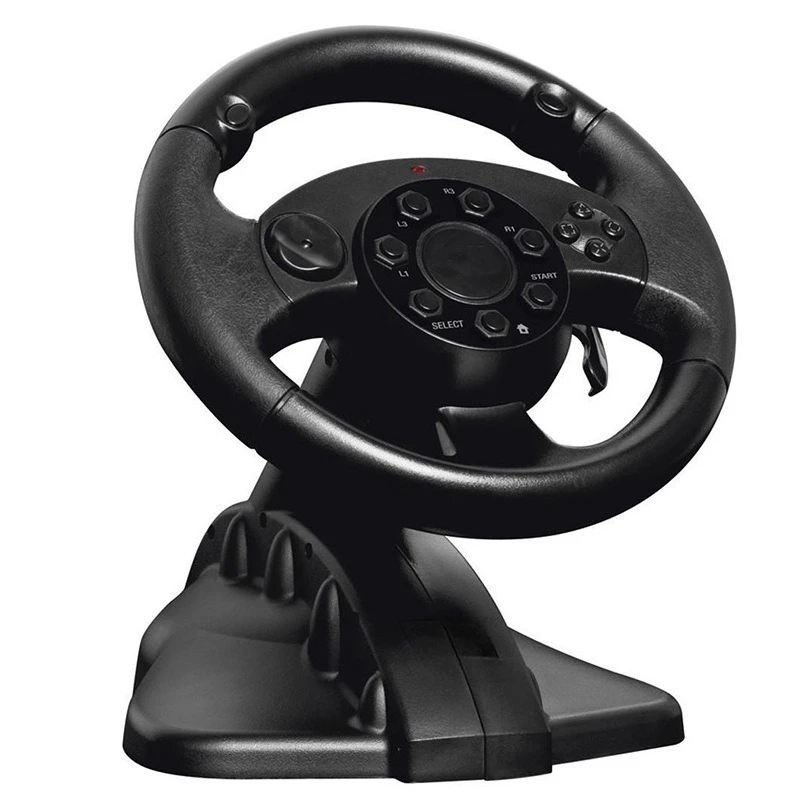 

Suitable for Ps2Ps3 computer STEAM ABS material game steering wheel, universal game control accessories
