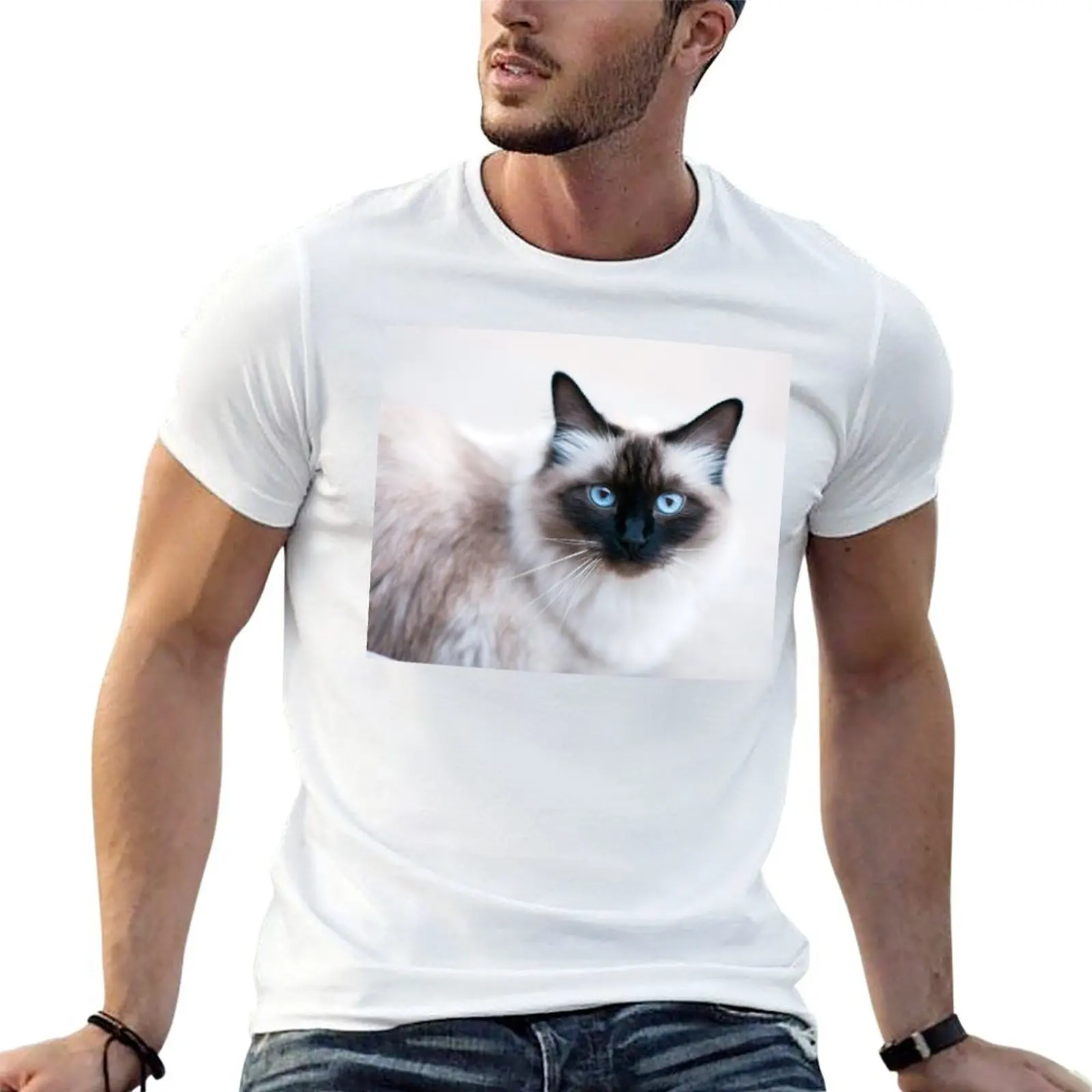 Siamese Like Rag Doll Cat T-Shirt fashion shirts man t shirt mens t shirts pack
