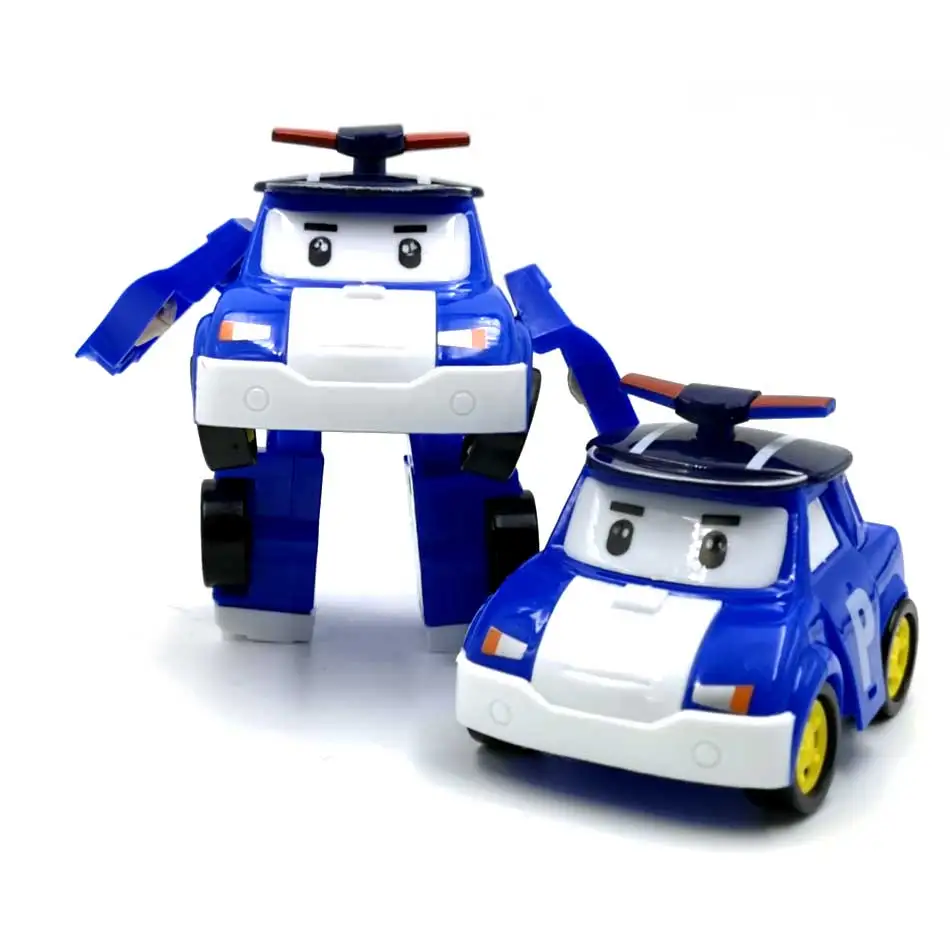 New Cartoon Robocar Poli Action Figures Transformation Anime Hand Deformation Car Model Airplane Gift Toys Robots For Children