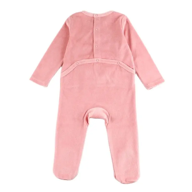 Baby velour romper footies kids clothes long sleeves baby overalls children boy and girl romper clothes baby jumpsuit size 3-18M