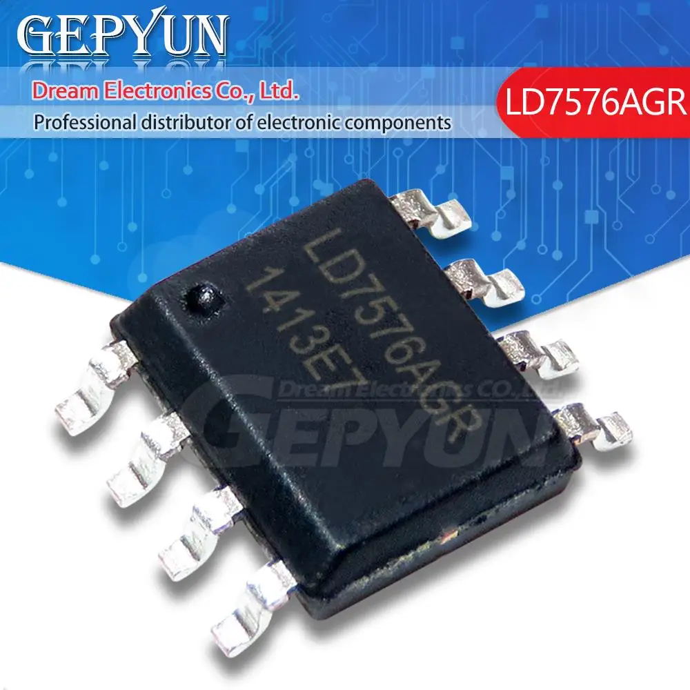 5 uds LD7576AGR SOP8 LD7576 LD7575PS SOP-8 LD7591TGS SOP LD7750RGR LD7575 LD7591 LD7750 en Stock