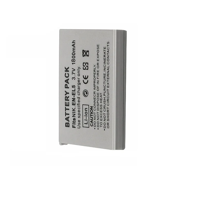Akumulator EN-EL5 ENEL5 + ładowarka LED 1800 mah do Nikon Coolpix P530 P520 P510 P100 P500 P5000 P5100 P6000 3700 4200