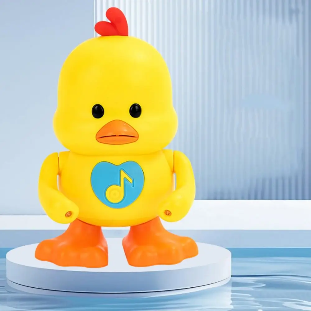 Tańcząca elektryczna kaczka Tańczące kaczki Zabawki dźwiękowe Serce Świecące tańczące kaczki Model Nagrywalny Kawaii Duck Sound Heart Led Toy