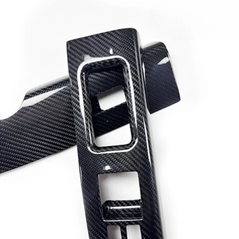 For Nissan 350Z Real Dry Carbon Fiber 2003-2006 Interior Glass Lift Switch - Dextropeptide Decoration Modification Accessories