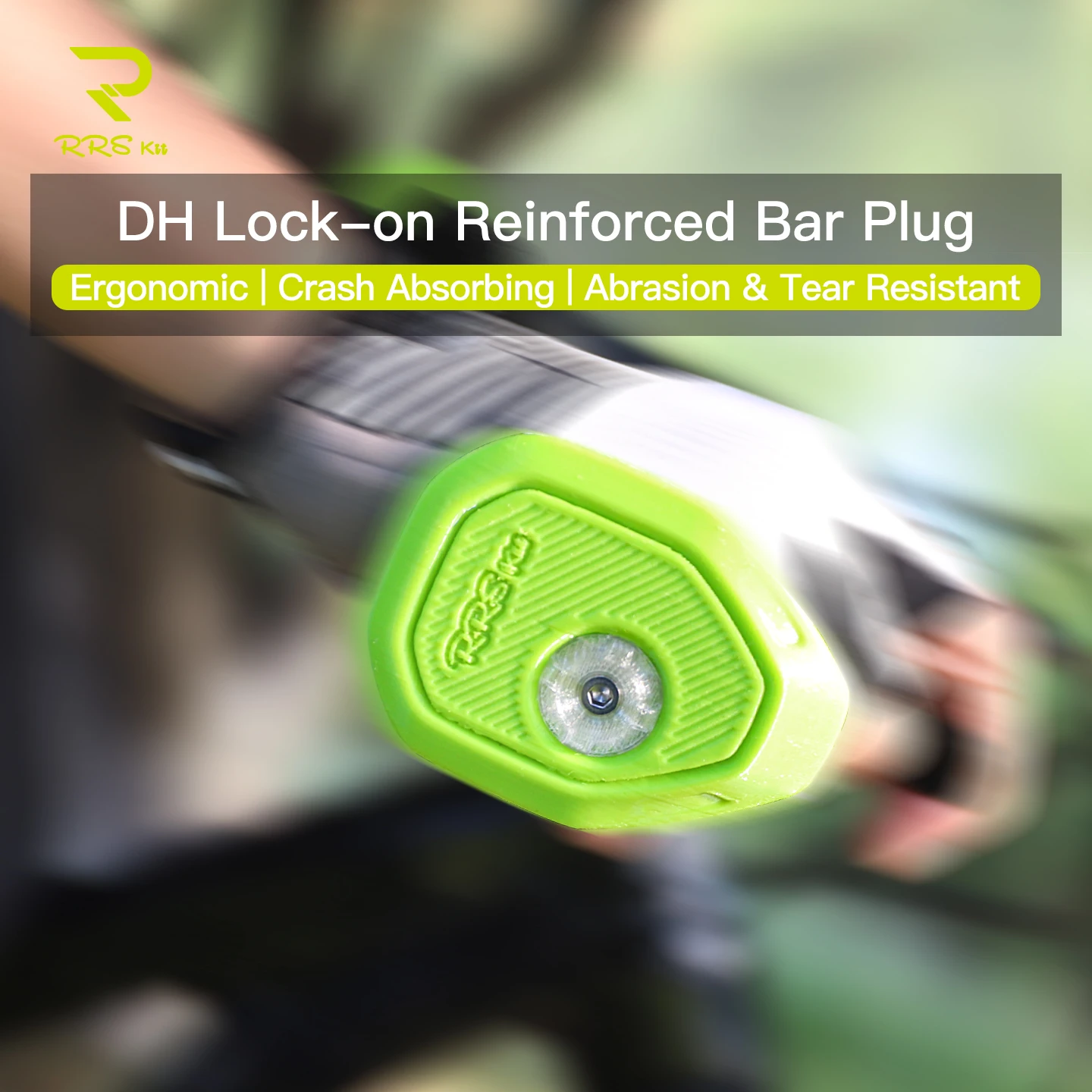RRSKIT Bicycle DH Lock-on Reinforced Bar Plug For Most Inner Diameter Of 18mm Or Larger Carbon Fiber / Al Alloy Handlebars ﻿ ﻿ ﻿