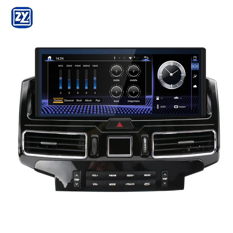 

For Toyota Land Cruiser 200 LC200 2007-2021 12.3-inch Blu Screen Car Radio Multimedia Video player Android 13 GPS Navigation