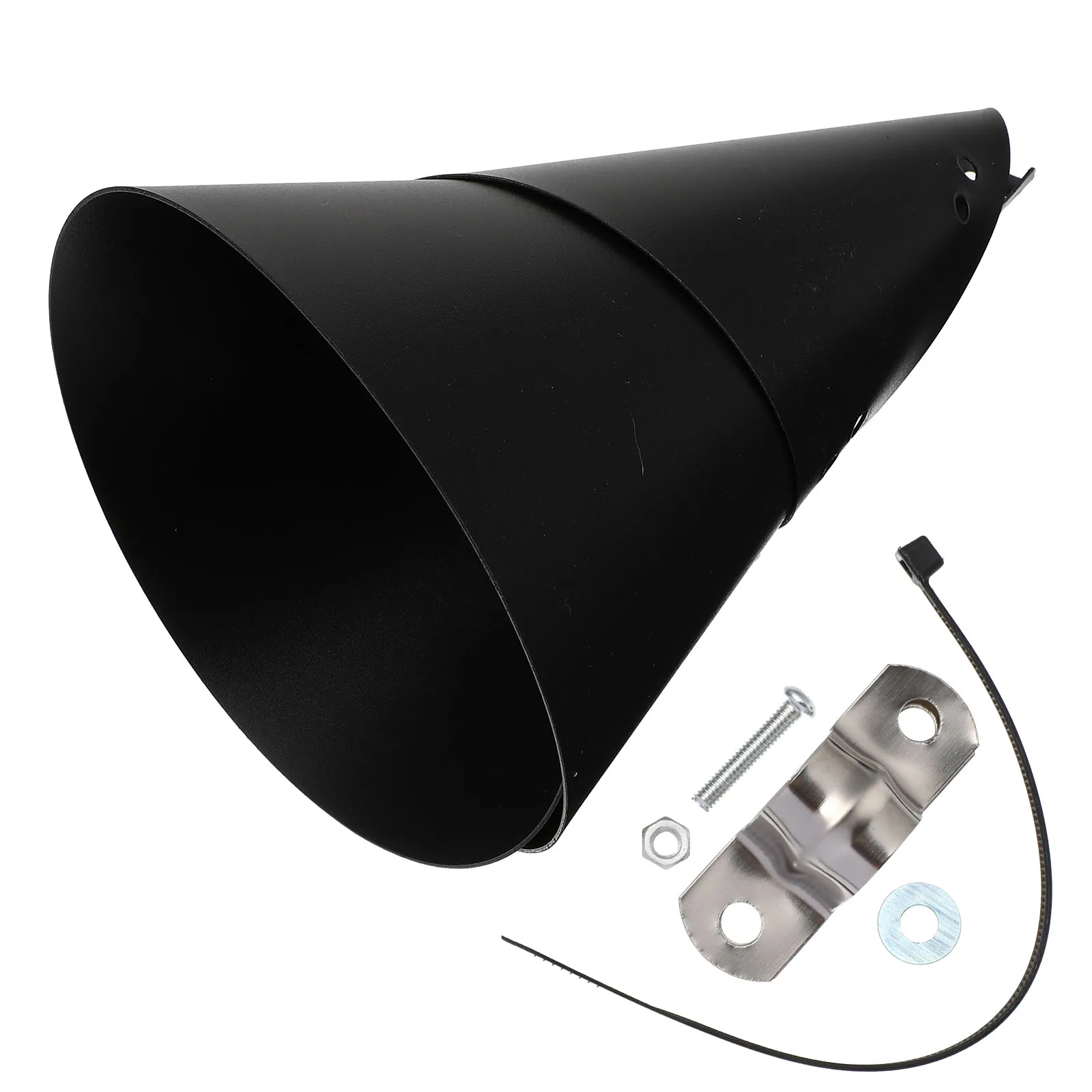 

Squirrel Proof Baffle Durable PVC Hanging Protection Garden Decor Bird Feeder Protector Rainproof Dome Squirrel Hood Bezel