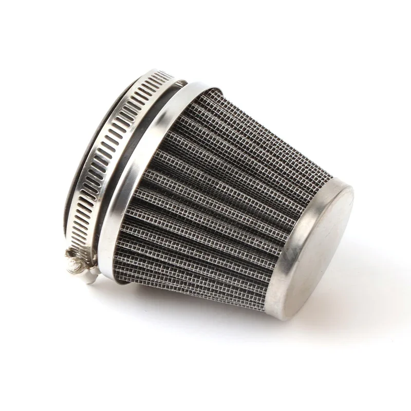 New motorcycle accessories oval metal clip type modified intake funnel air filter 35mm 39mm 42mm 44mm 48mm 50mm 52mm 54mm 60mm