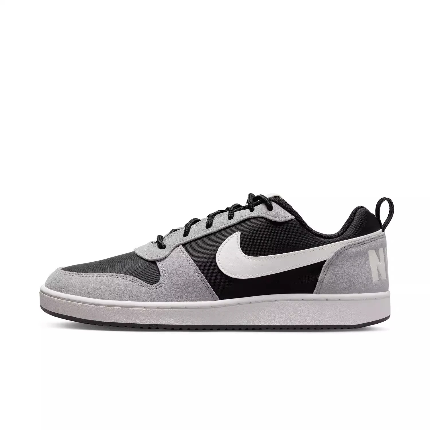 

Nike Court Borough Men's Breathable Anti-slip Casual Shoes 844881-005​ Wear-resistant Low-top Sneakers Classic Black Gray Color