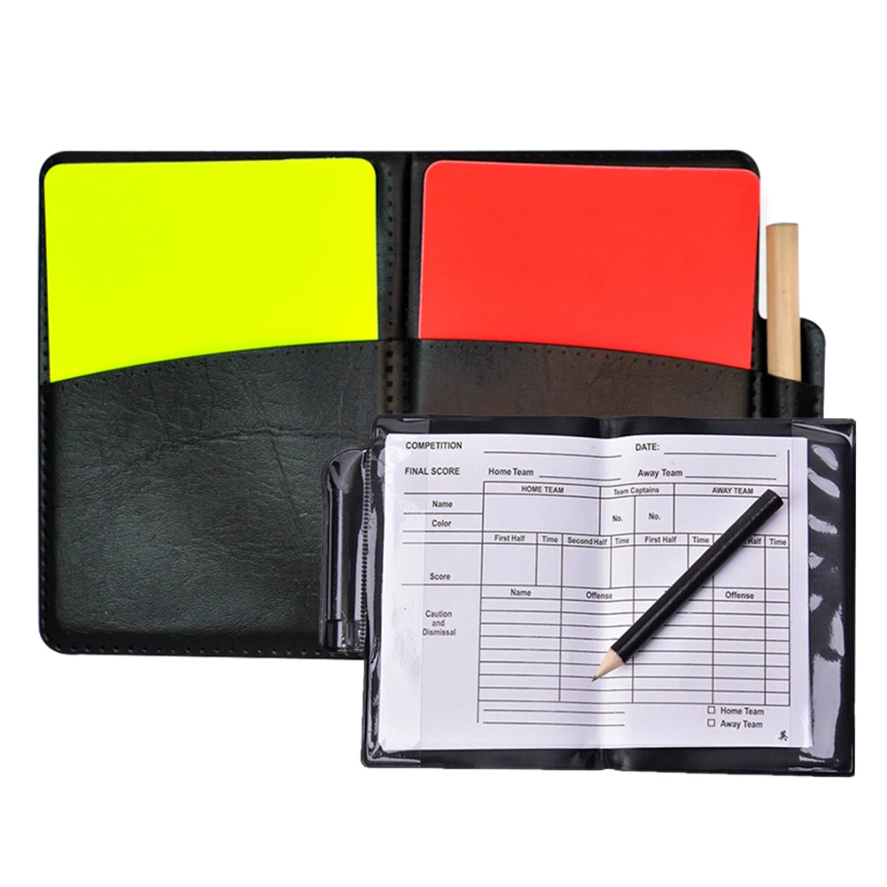 

Soccer Referee Red Yellow Card Record Football Warning Card for Sports Red Yellow Card Football Warning Card