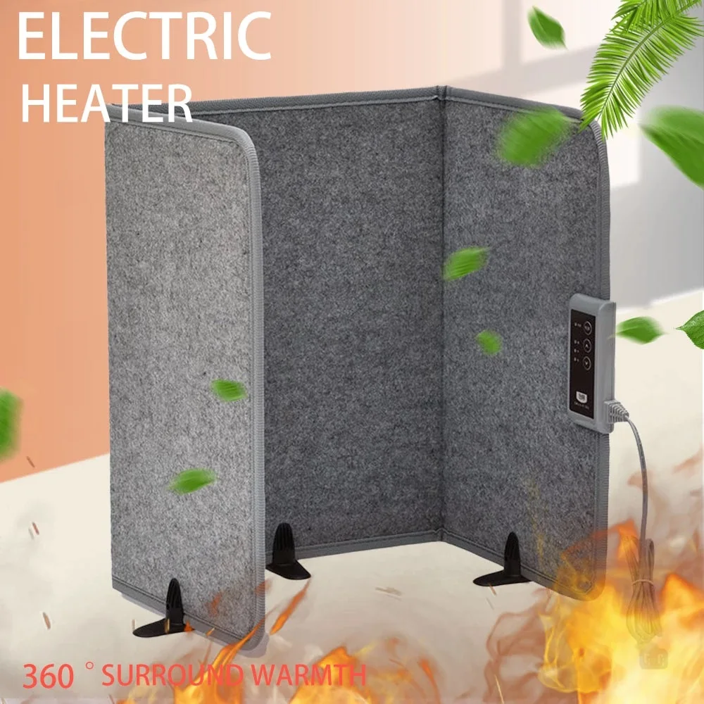 

Under table heater foot warmer electric heater leg warmer carbon crystal windless heater three fold folding warmer Halloween