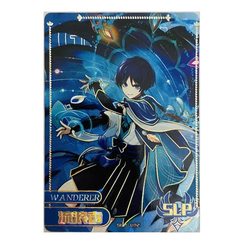 Anime Goddess Story Rare ER XR SLP Refraction Collectible Card Xiao Venti Qiqi Ganyu Keqing Hu Tao Toys for boy Birthday Present