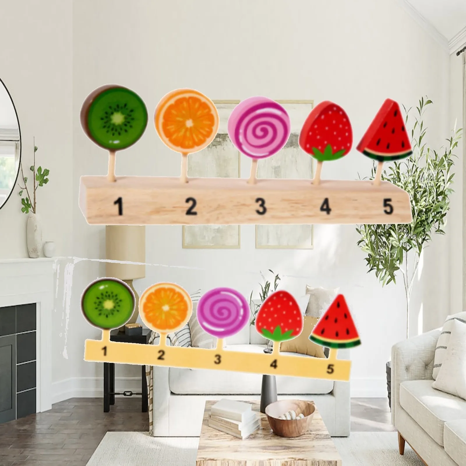 Wooden Play Food Toy for Kids Realistic Educational Crative Learning Toy Kitchen