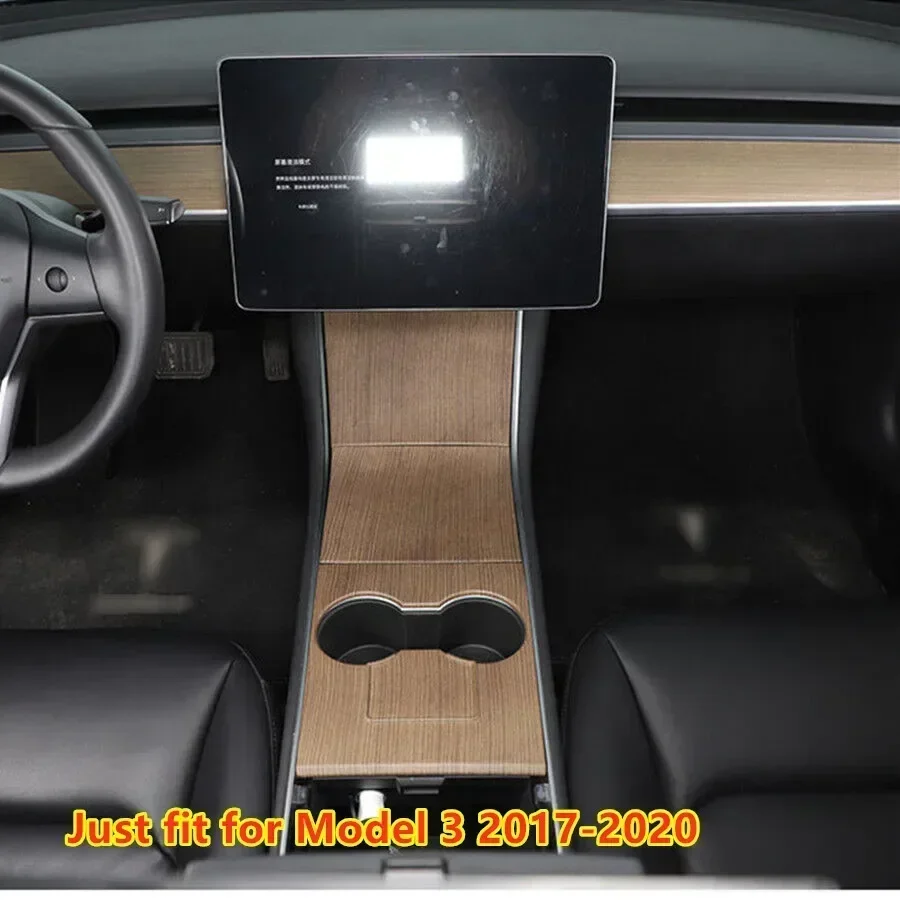 

Декор накладки на панель центральной консоли под дерево для Tesla Model 3 2017-2020
