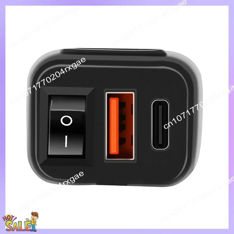 

A16Z модифицированное автомобильное зарядное устройство PD + QC3.0, водонепроницаемое быстрое зарядное устройство для быстрой зарядки, цифровые аксессуары для мотоциклов