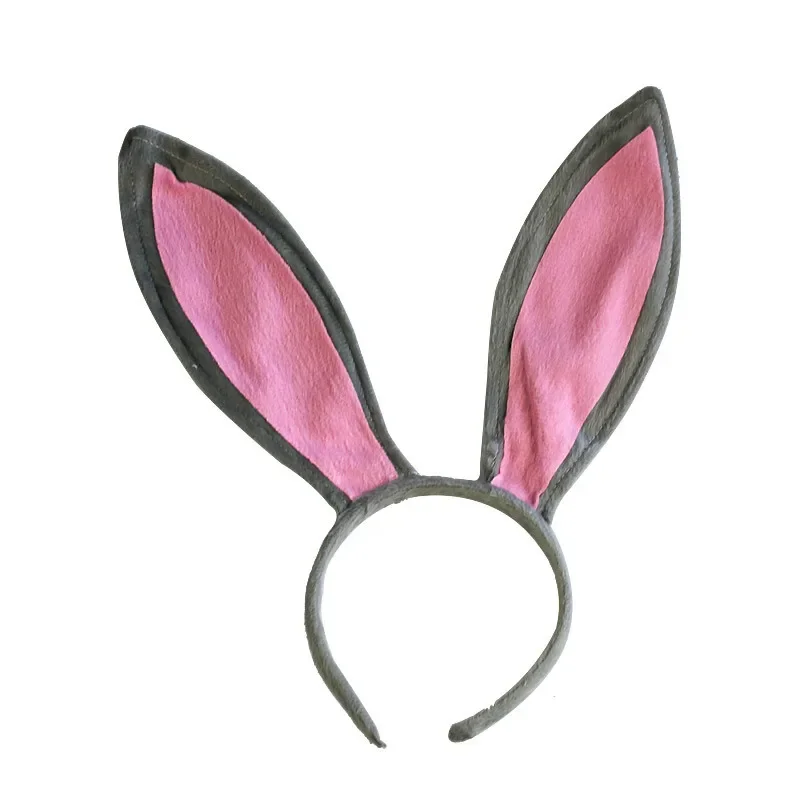 Diadema con orejas de conejo para mujer y niña, conjunto de tutú para despedida de soltera, diademas de conejo grande, tocado de Pascua, disfraz de Halloween, Cosplay
