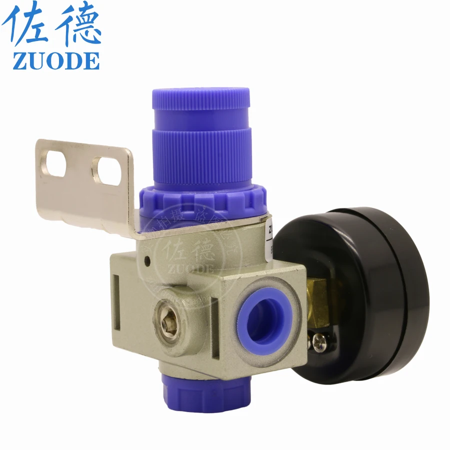 Regulador de presión neumático AR2000 válvula reductora de presión BR2000/3000/4000 regulador de manómetro procesador de fuente de aire