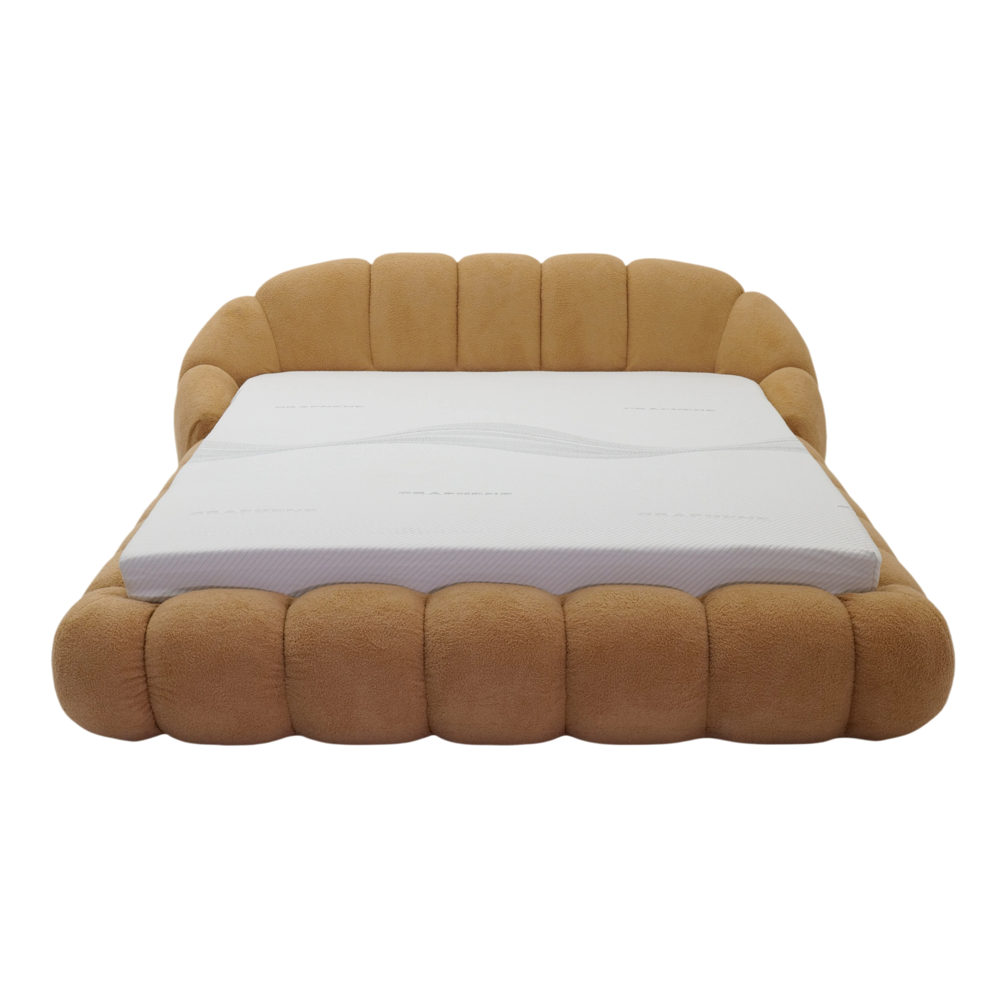 #Modern Luxury Soft Bed Roll High-Density Sponge Mattress Set No Installation Required Ground-Mounted Box Packaging Villa Bedroo