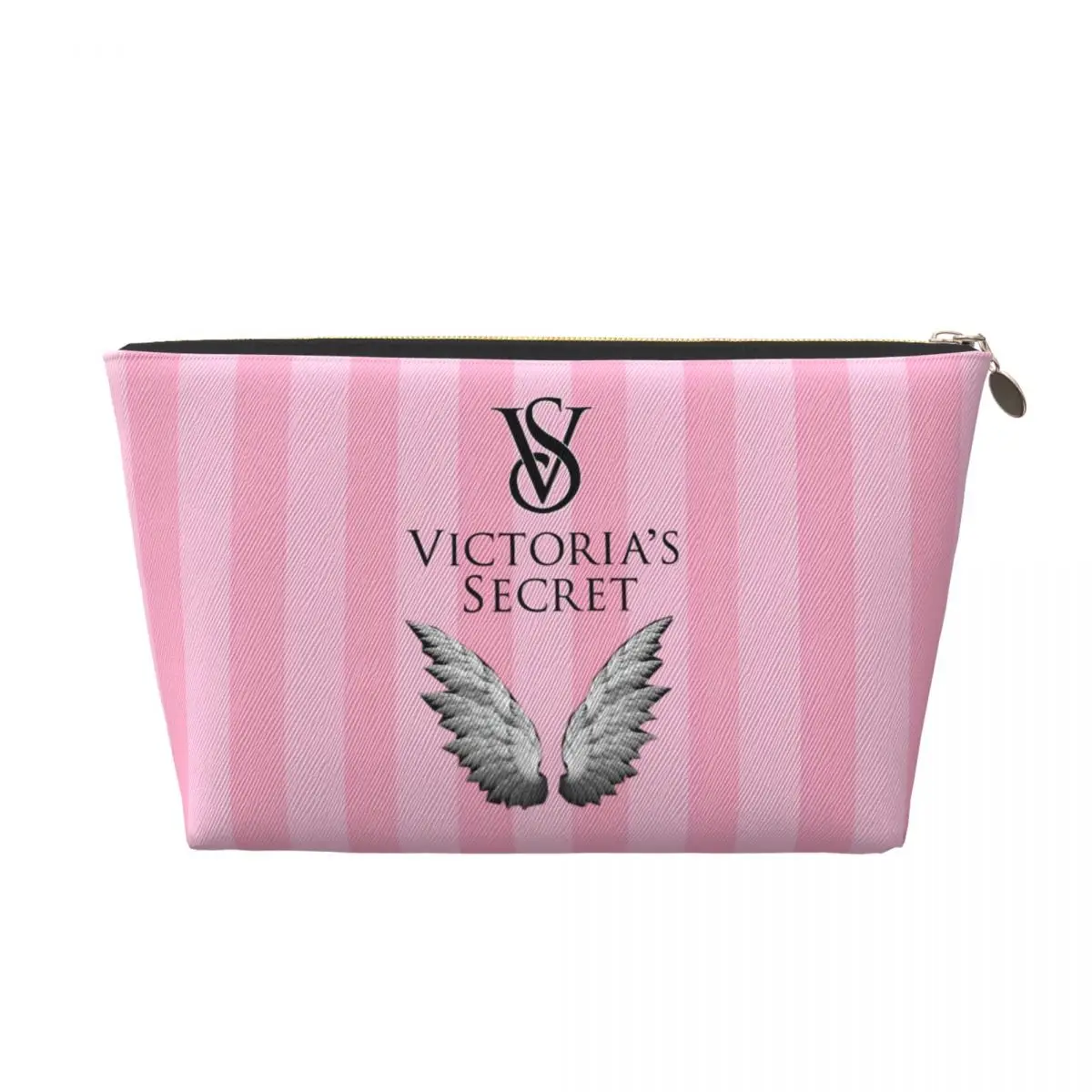 Premium Leather Travel Cosmetic Bag Like-victoria-pink-secret Spacious Toiletry Organizer with Zipper Closure for Easy Packing