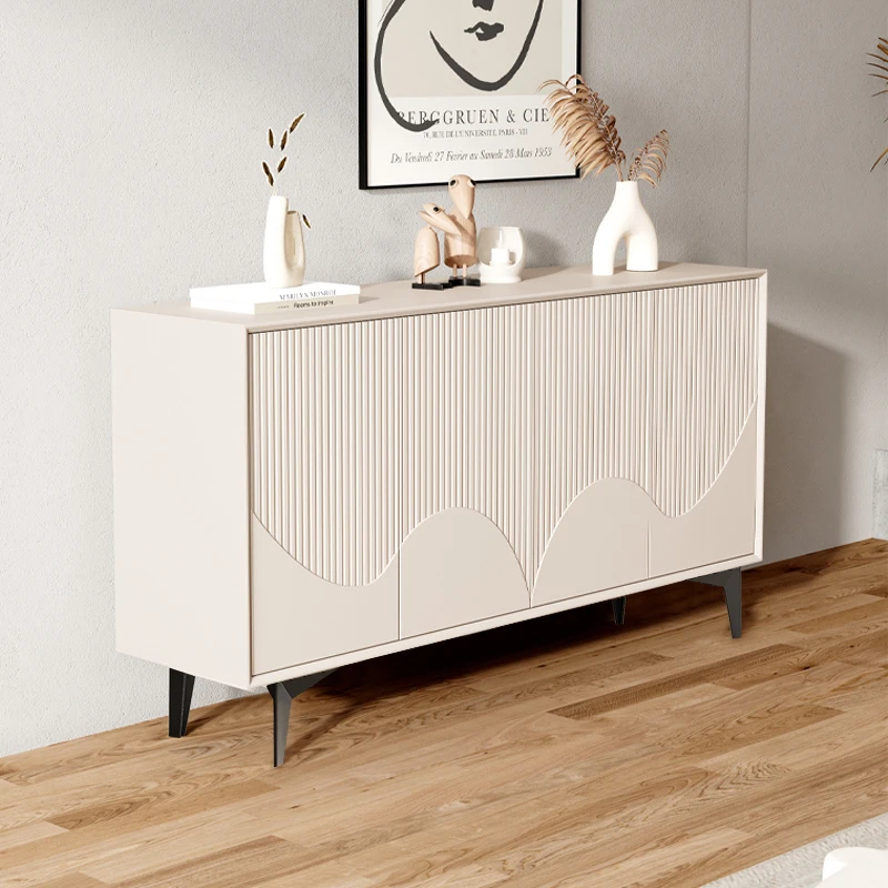 Armario de almacenamiento de Mdf Para sala de estar, organizador moderno de color blanco, Muebles de acento nórdico Para El Hogar, Muebles Para El