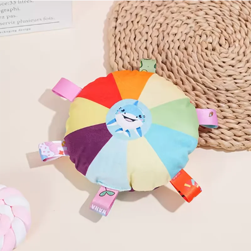Hot dog plush toy bell cartoon toy puppy small dog Teddy teeth grinding toy wear-resistant bite-resistant pet toy