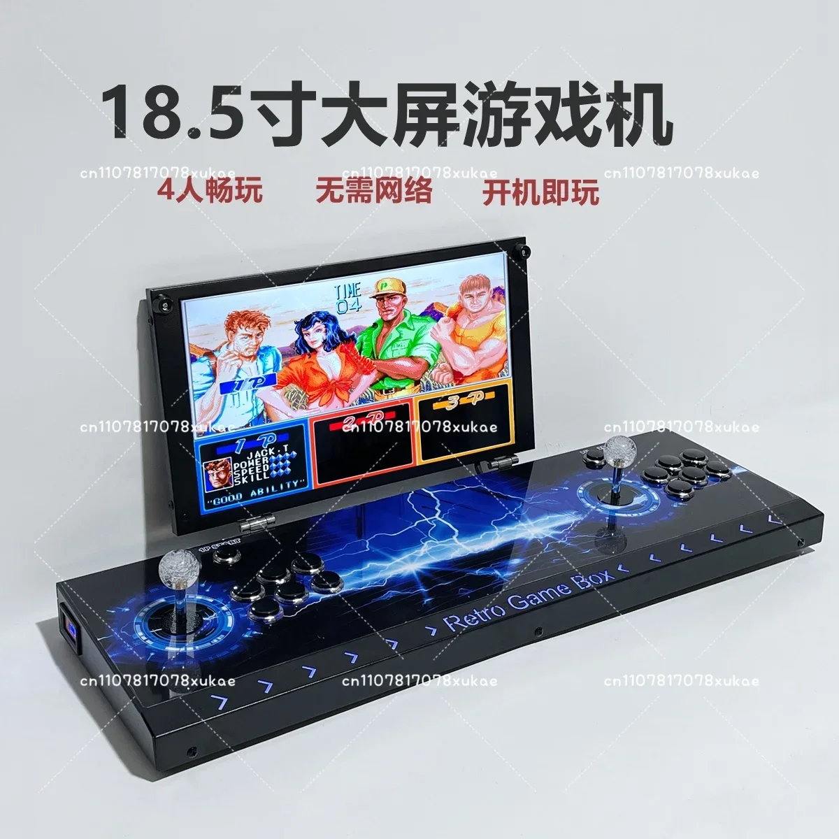 Men's Birthday Gift Double Joystick Arcade Nostalgic Home Folding Game Console Pandora King of Fighters All-in-one