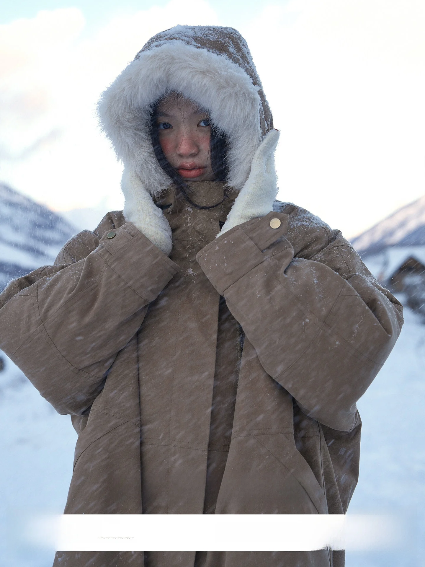

Heavy-Weight Detachable Two-Way Wear Mink Fur Patchwork Windbreaker Sle down Jaet Coat Six-In-One Casual Sle Warmth