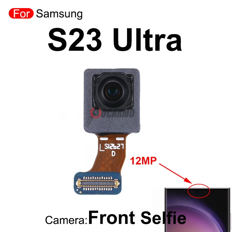 For Samsung Galaxy S23 Ultra Rear Telephoto Camera 10MP 10x 3x Optical Zoom And Back Main 200MP Ultra-Wide Front Selfie Cameras