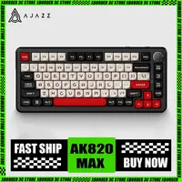 Ajazz Ak820 Max Magnetic Switch Mechanical Keyboard With Screen Wired Tri Mode Rgb Gaming Keyboard Hot Swap Low Delay Pc Gamer