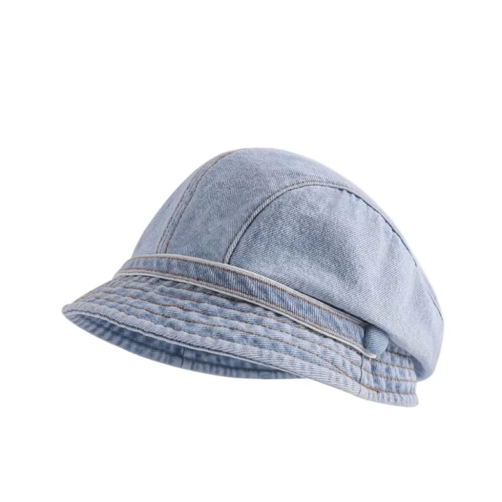 Cute Retro Fisherman Hat Solid Color Cold Resistance Bucket Hats Ultra Light Warmth Duck Tongue Hat Women\'s