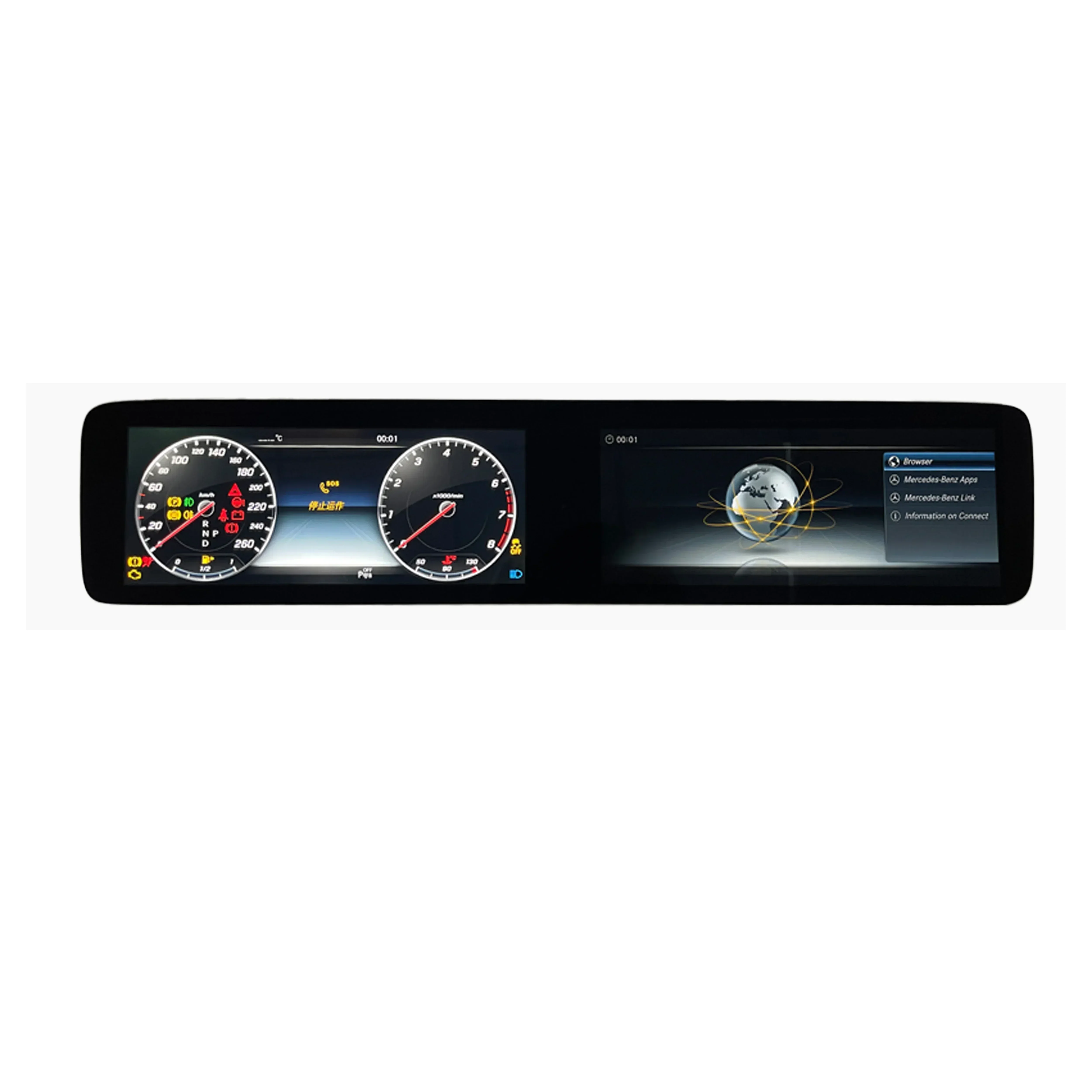 12.3 Inch Touch Screen Car Dashboard Multimedia Player ForW213 Simple Operation