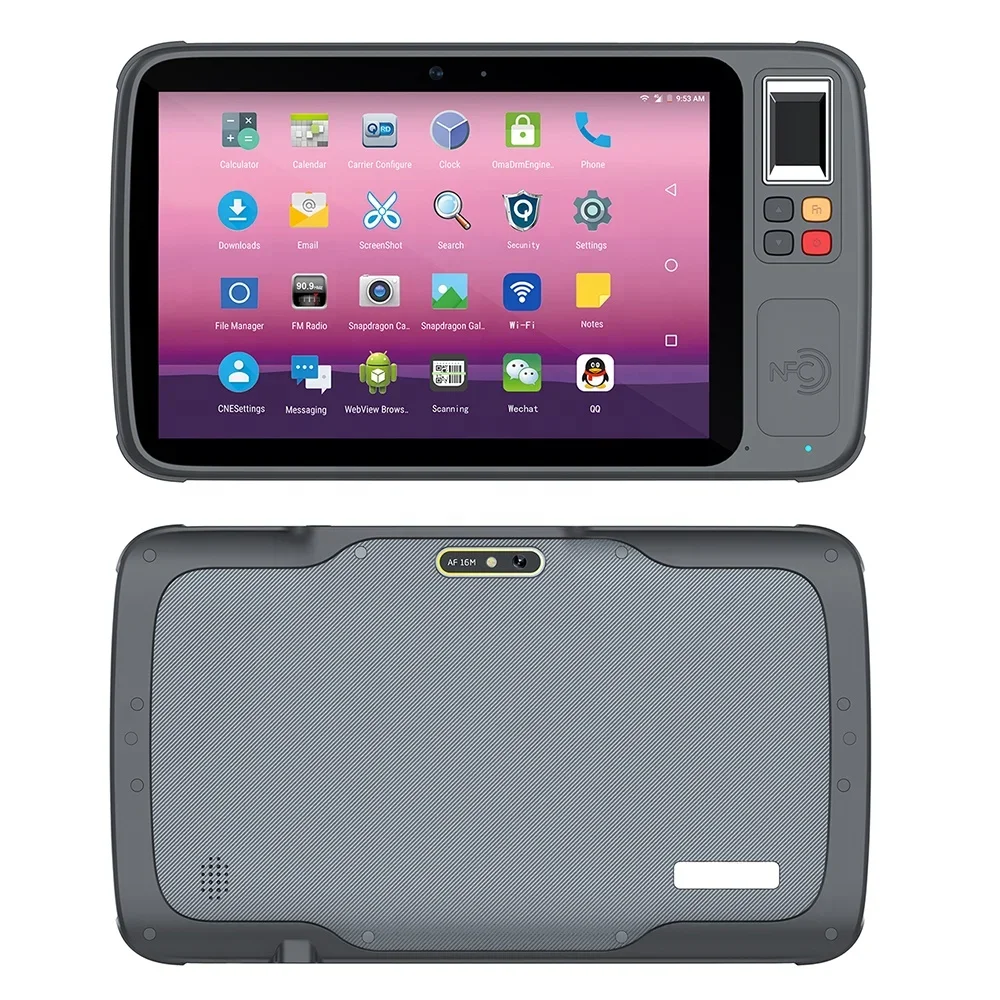 

2.2ghz 8 inch biometric fingerprint scanner industrial tablet android with rfid NFC reader