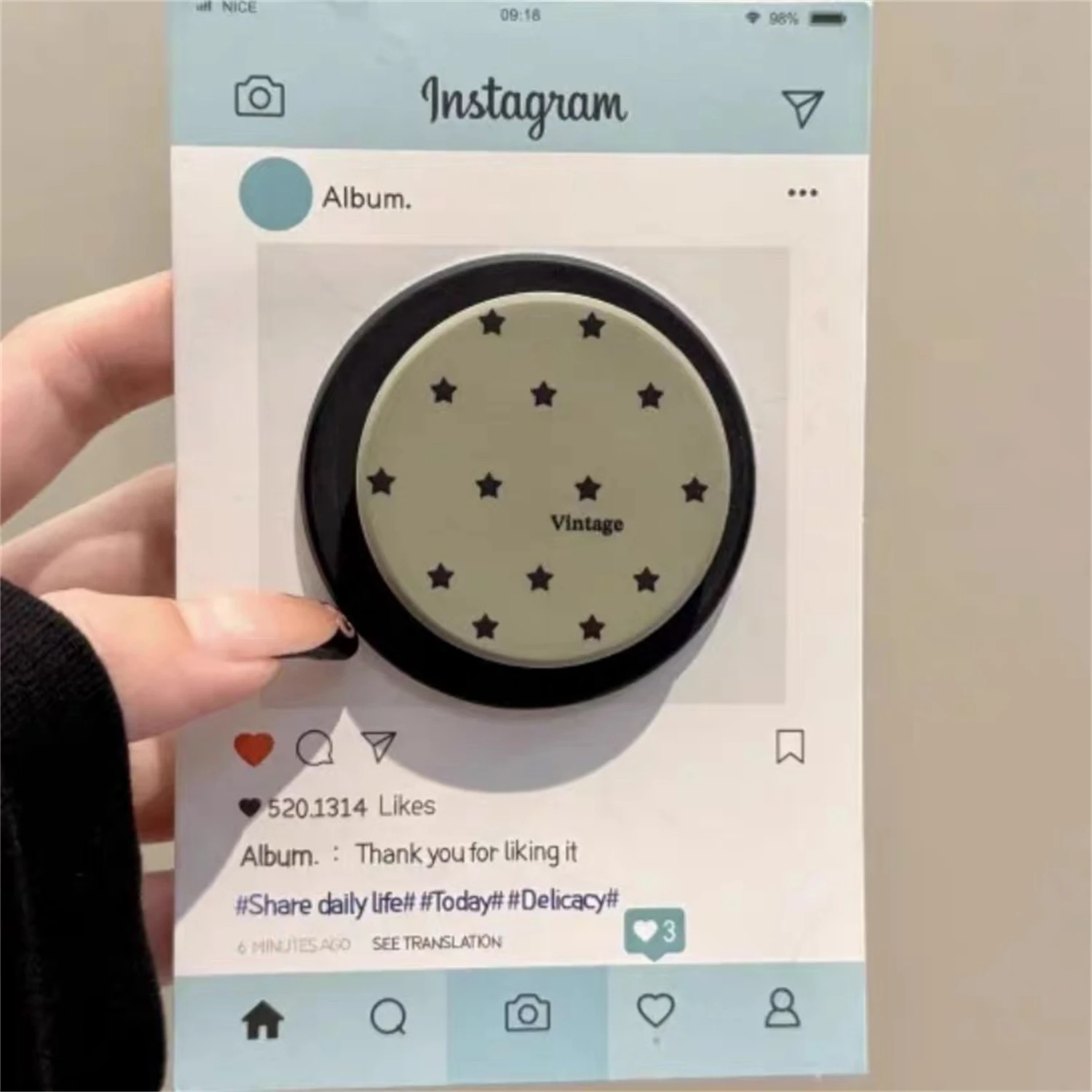 

Корейская милая магнитная подставка для Magsafe Grip Tok Griptok, кронштейн, держатель для телефона, поддержка IPhone, Samsung, Pad Smart Tok