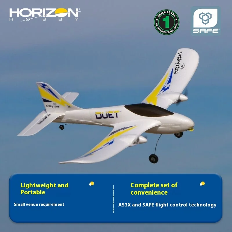 

Horizon Hobby Duet S2 RTF 500 мм электрический радиоуправляемый самолет с дистанционным управлением полет для родителей и детей модель начального уровня игрушечный самолет