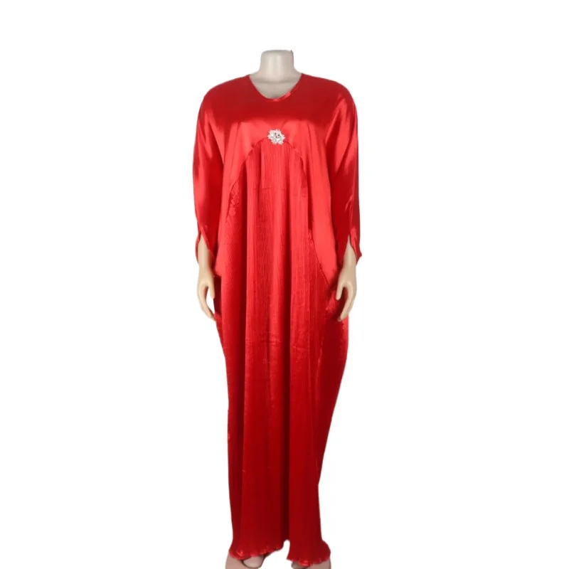 Abayas For Women Dubai African Muslim Fashion Dress Caftan Marocain Evening Party Dresses Satin Boubou Robe Djellaba Femme 2024