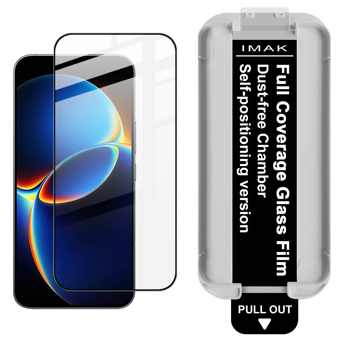 

Tempered Glass for Redmi K90 Max 5G Dust-free Chamber Locator Film IMAK Pro+ Support Fingerprint