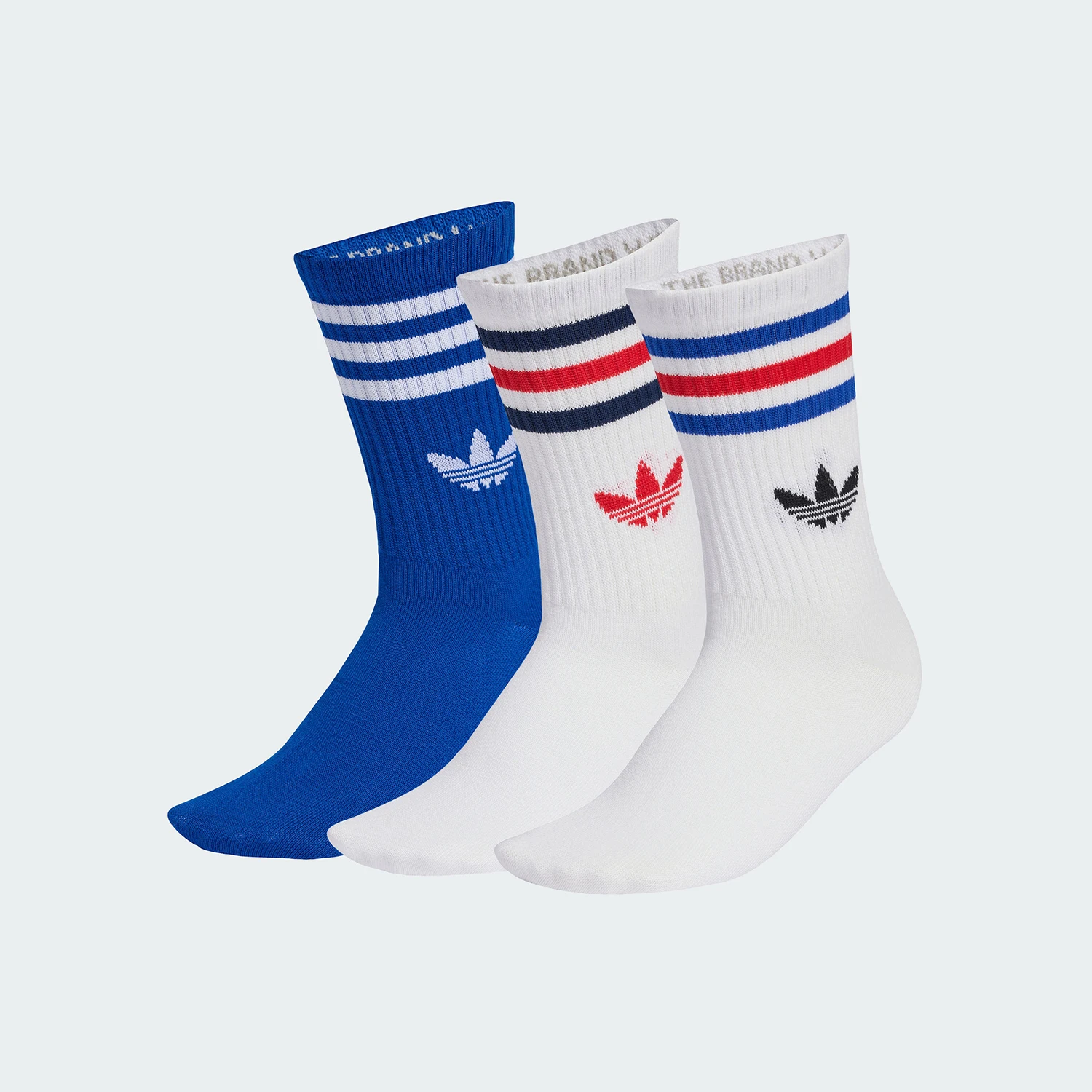 

Adidas Authentic Three Leaves Men's Women's Knitted Breathable Sports Socks Three Pairs Set KD8252