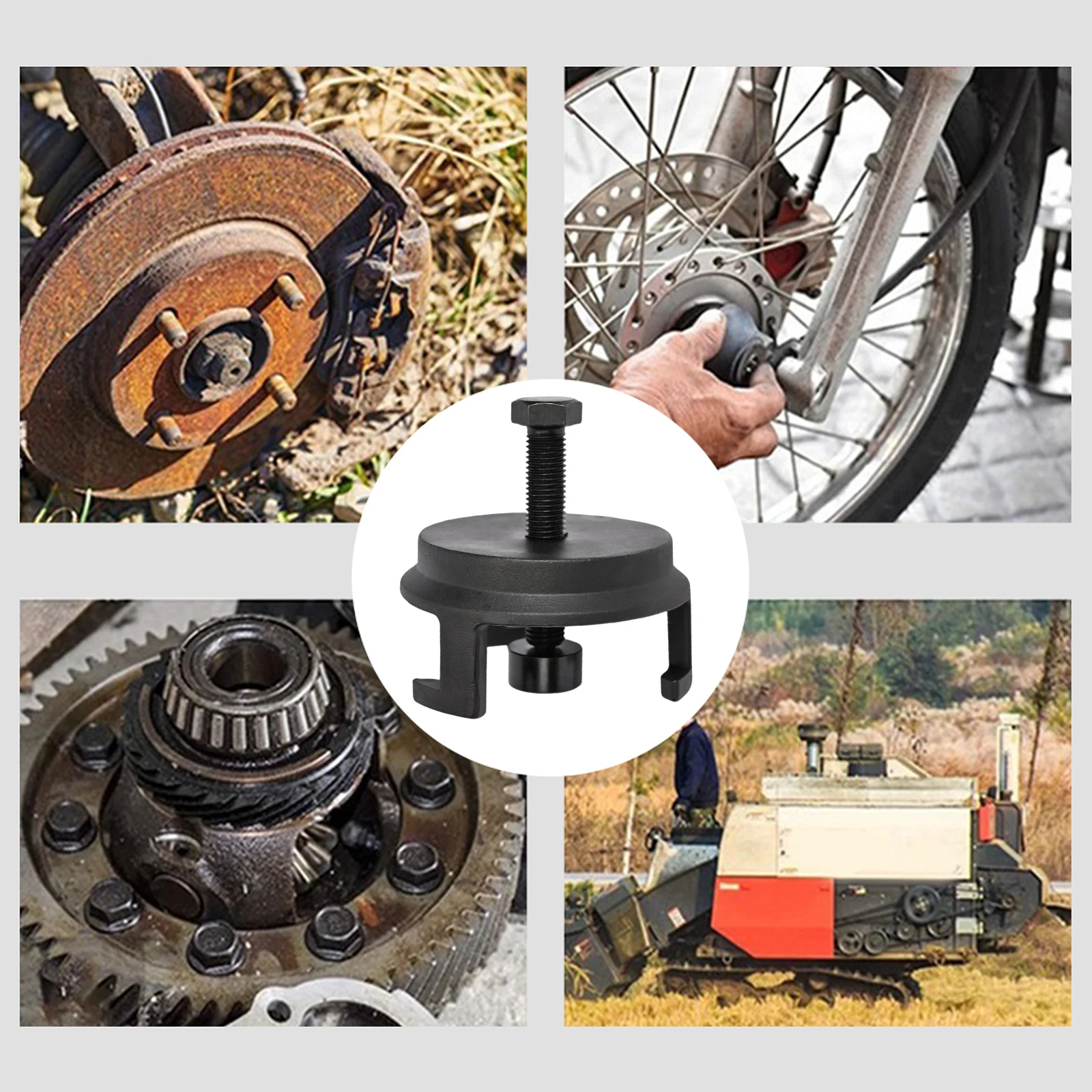 أداة تركيب الموازن التوافقي 25264 LS بدون فتحة مستدقة على شكل قرص كرنك لمحركات GM LS 1997-UP V8 LS1 LS2 LS3