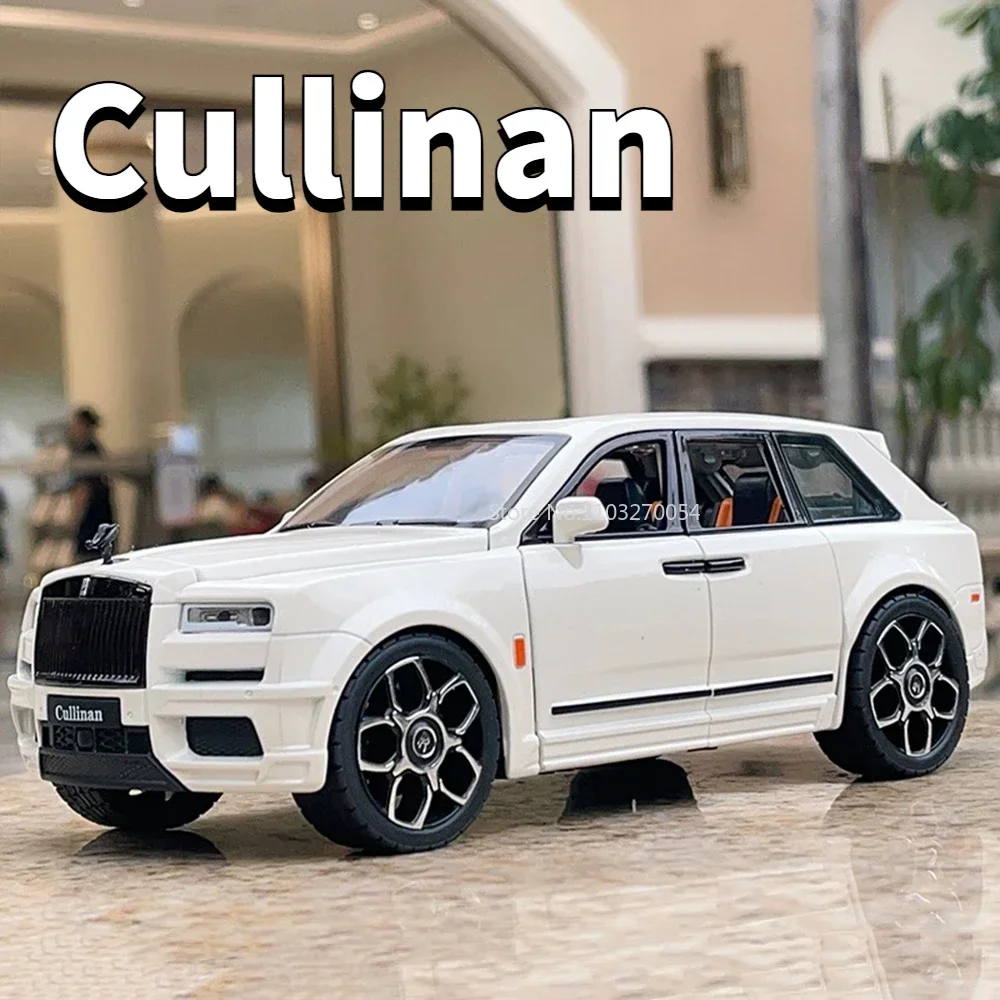 1/20 Scale Alloy Car Models Rolls-Royce Cullinan Metal Diecasts & Toy Vehicles Model Pull Back Cars For Kids Boy Gift Collection