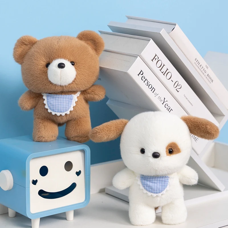 Groothandel vakantie cadeau kawaii dierenpop kussen zacht en schattig vos beer hond knuffel slapen voor meisjes kinderen verjaardagscadeaus