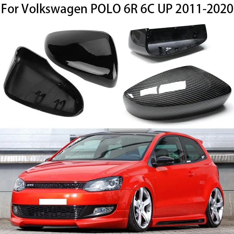 

For Volkswagen POLO 6R 6C UP 2011 2012 2013 2014 2015 2016-2020 Car rearview Side Mirror Cover Trim Cap Shell Case